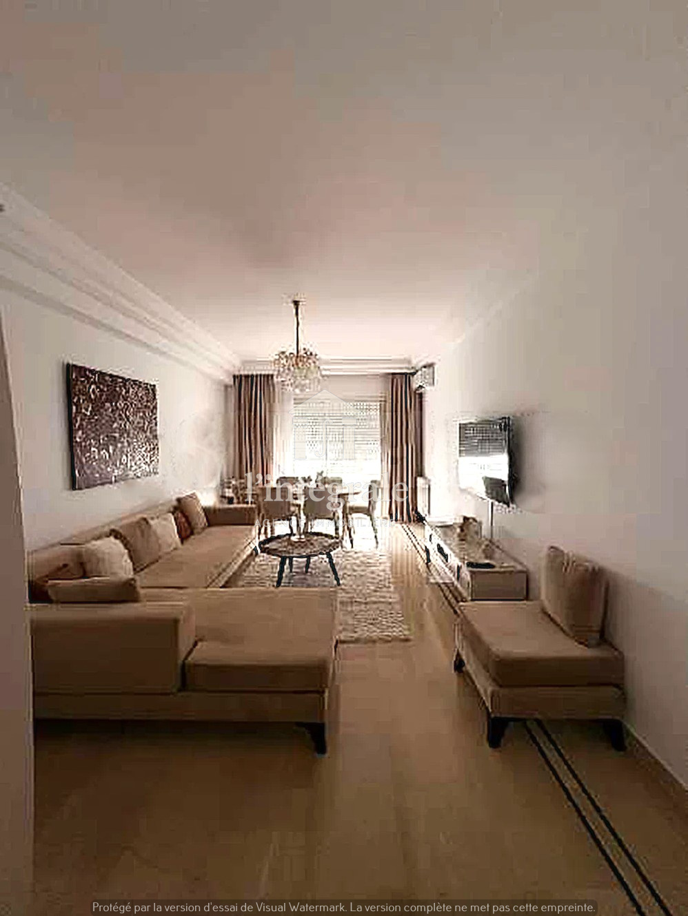 Mnihla&nbsp;Jardins d'el Menzah&nbsp;Location&nbsp;Appart. 3 pi�ces&nbsp;S2 richement meubl�