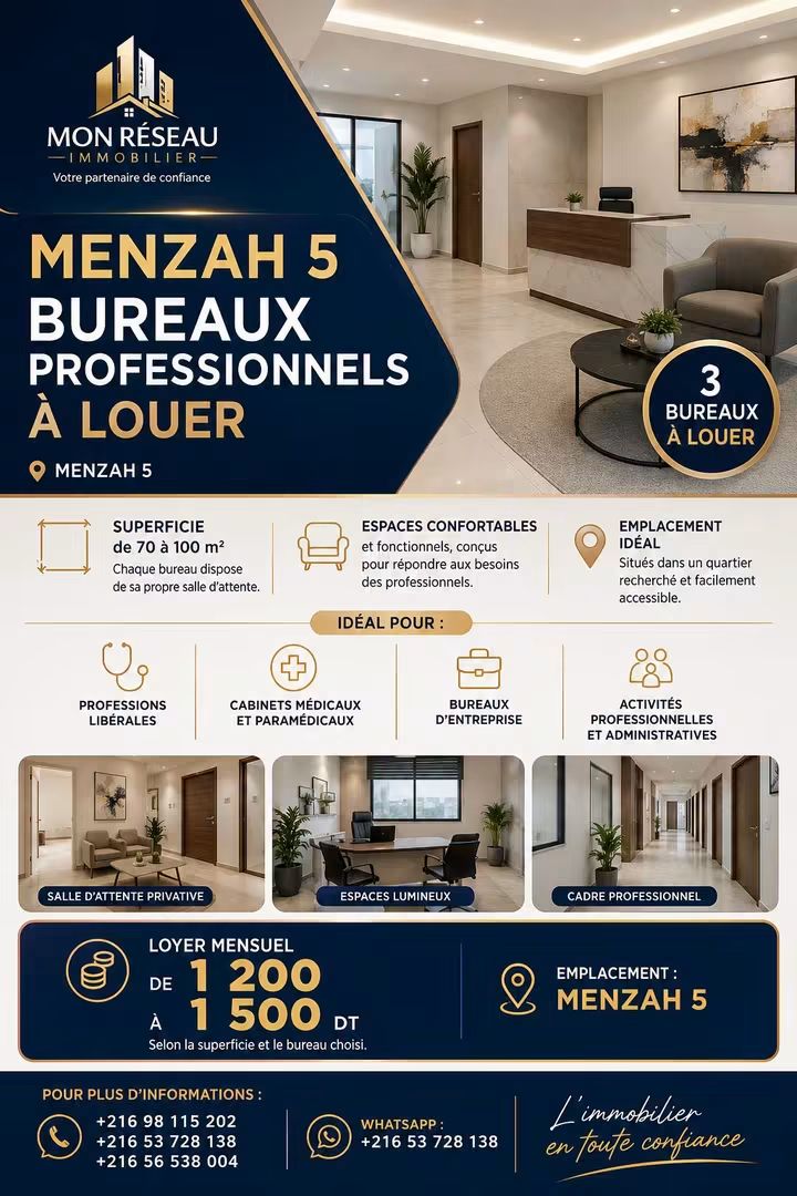 Bureaux & Commerces&nbsp;Bureau