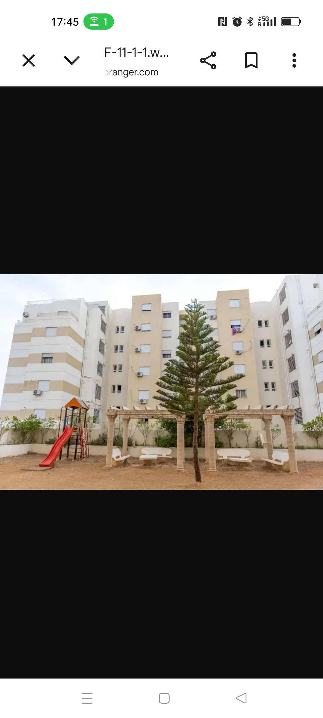 Ariana Ville&nbsp;Cite Ennasr 2&nbsp;Location&nbsp;Appart. 4 pi�ces&nbsp;Beau s3 jardin menzeh 2