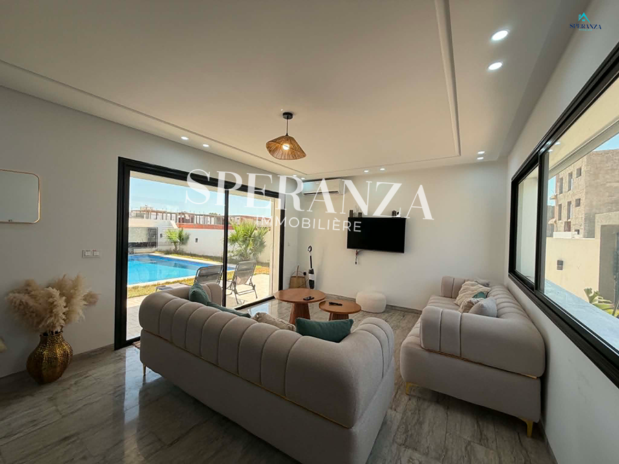 Hammamet&nbsp;Hammamet&nbsp;Location&nbsp;Appart. 4 pi�ces&nbsp;Villa felicit�