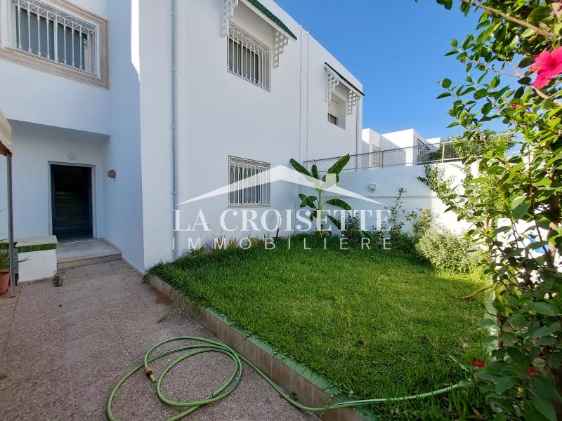 La Marsa&nbsp;Marsa Erriadh&nbsp;Location&nbsp;Duplex&nbsp;Duplex s4 meubl� avec jardin � la marsa zdl0674