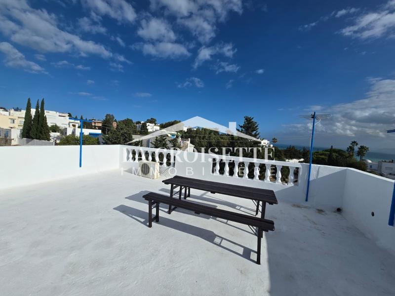 Carthage&nbsp;Amilcar&nbsp;Location&nbsp;Appart. 3 pi�ces&nbsp;Etage de villa s2 meubl� � carthage zel0563