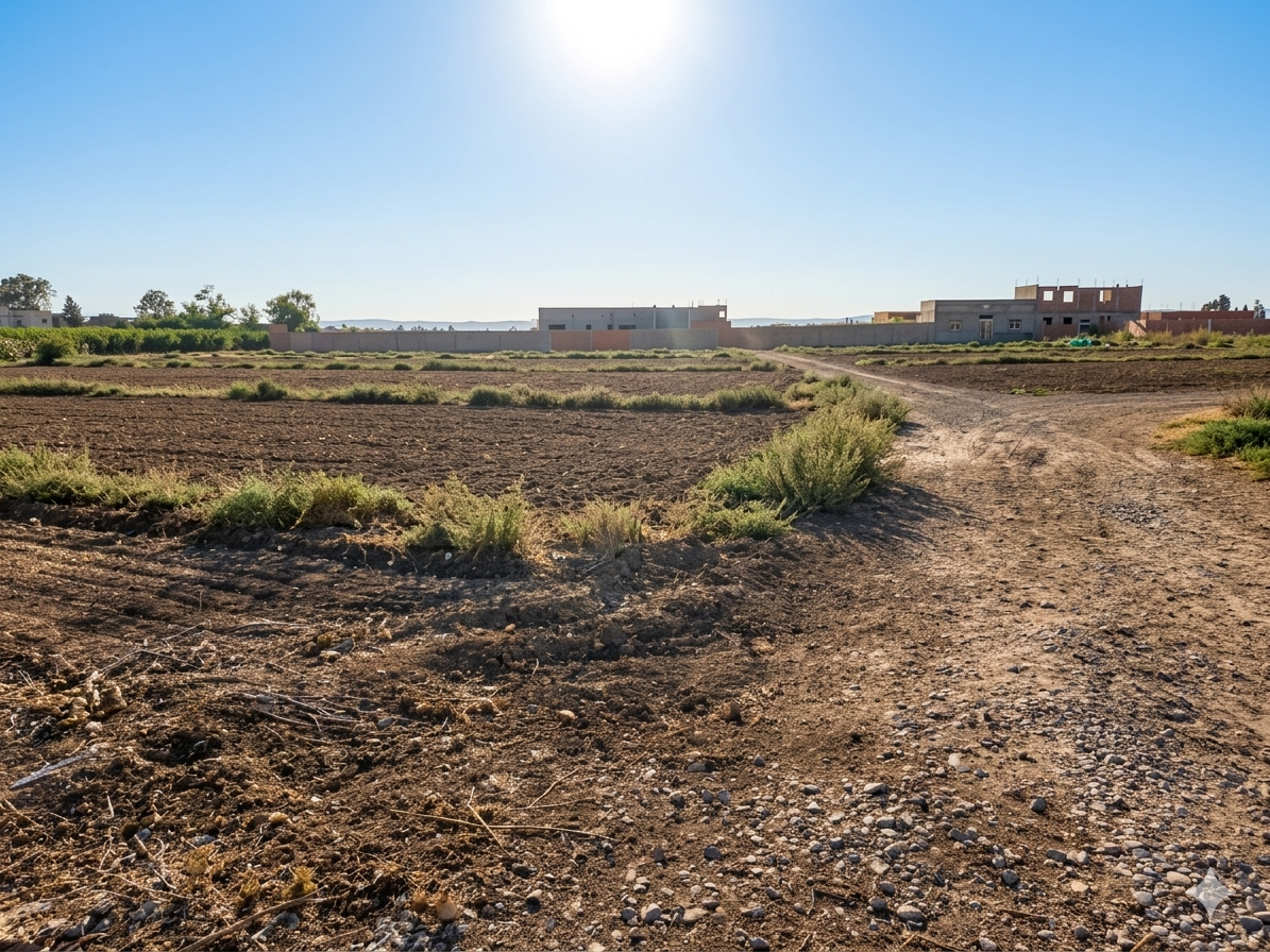 Oued Ellil&nbsp;Oued Ellil&nbsp;Terrain&nbsp;Terrain nu&nbsp;Terrain 1000 m2 double cl�ture bejaoua 1
