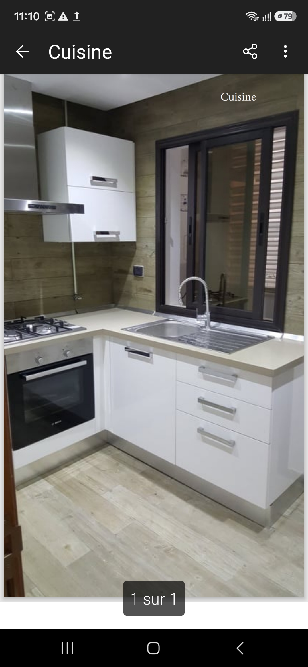 Ariana Ville&nbsp;Cite Ennasr 2&nbsp;Location&nbsp;Appart. 2 pi�ces&nbsp;S plus 1 hst a ennasr 2 wb4528
