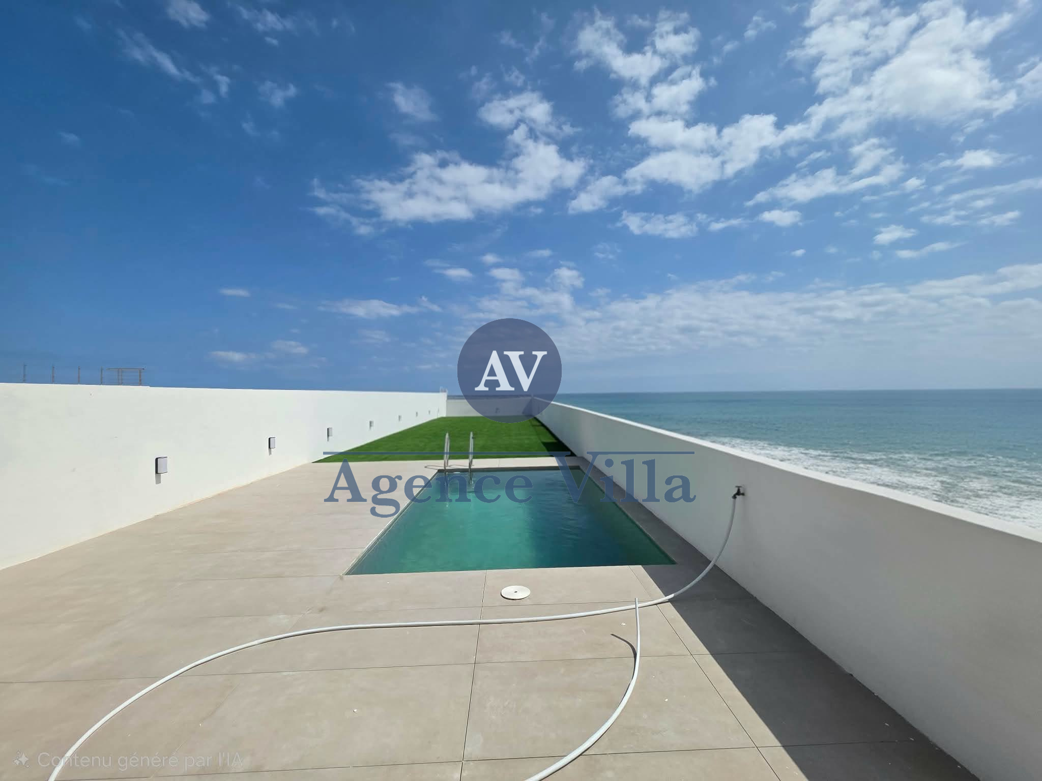 La Marsa&nbsp;Gammart&nbsp;Location&nbsp;Autre&nbsp;Triplex vue sur mer et piscine � gammarth