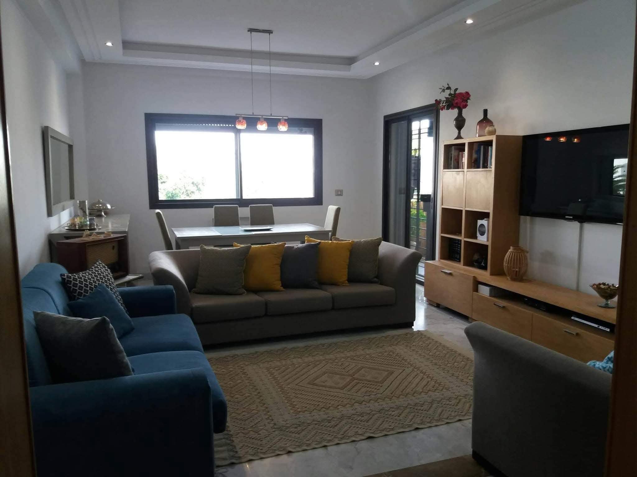 La Soukra&nbsp;Borj Louzir&nbsp;Location&nbsp;Appart. 2 pi�ces&nbsp;Charmant appartement a la residence onyx