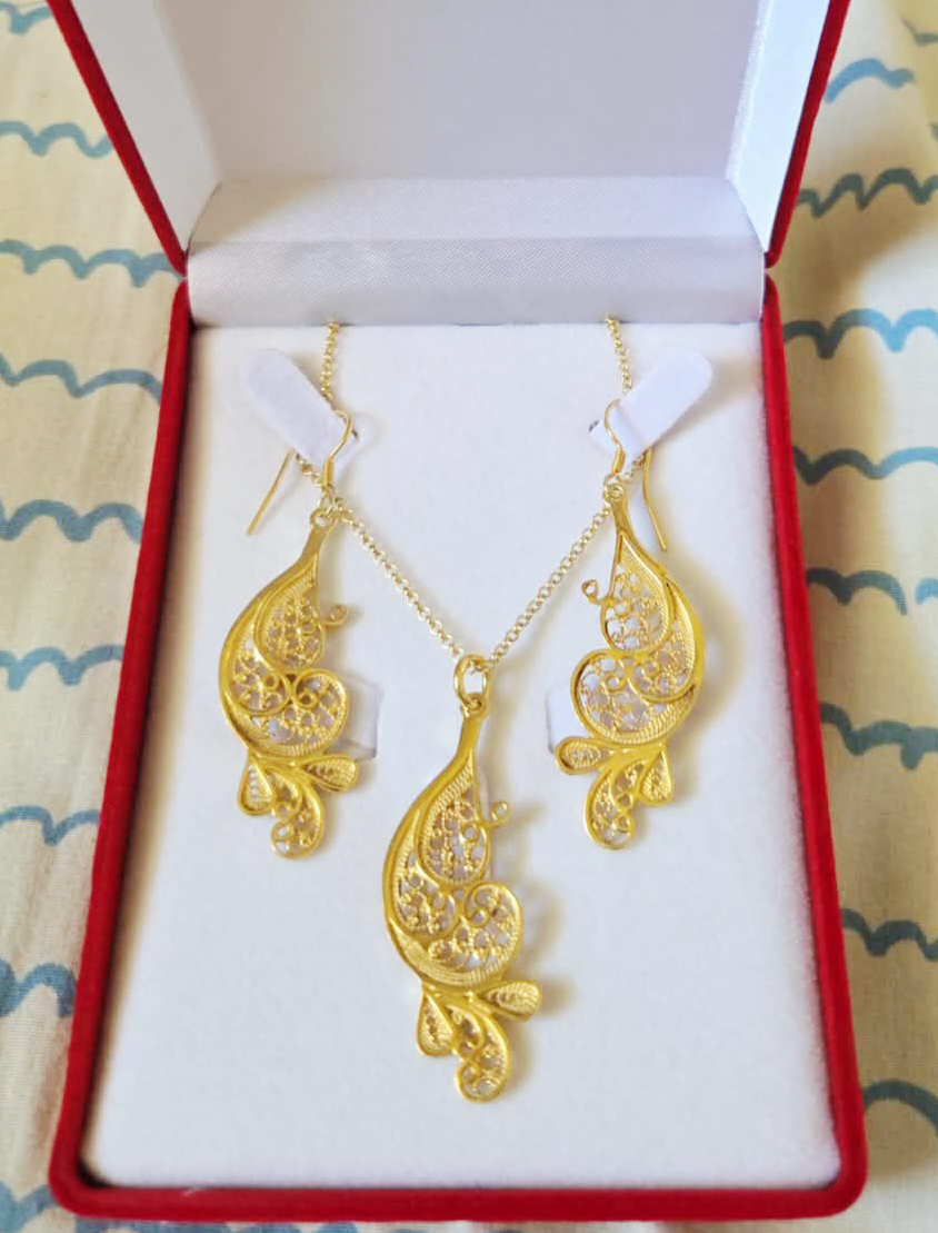 Bab Bhar&nbsp;Bab Bhar&nbsp;Autre&nbsp;Autre&nbsp;Parure argent en filigramme dor�