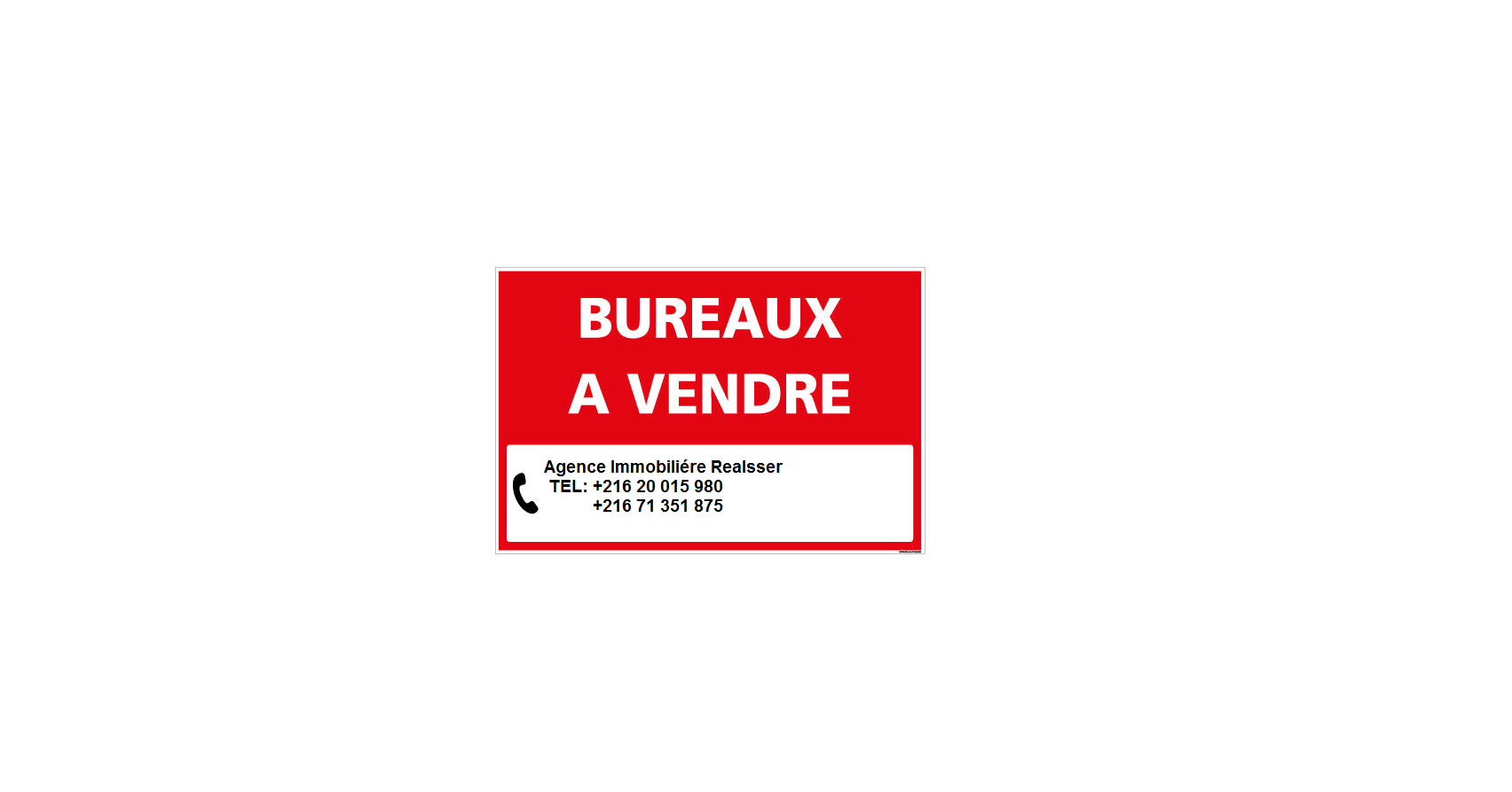 Bureaux & Commerces&nbsp;Bureau