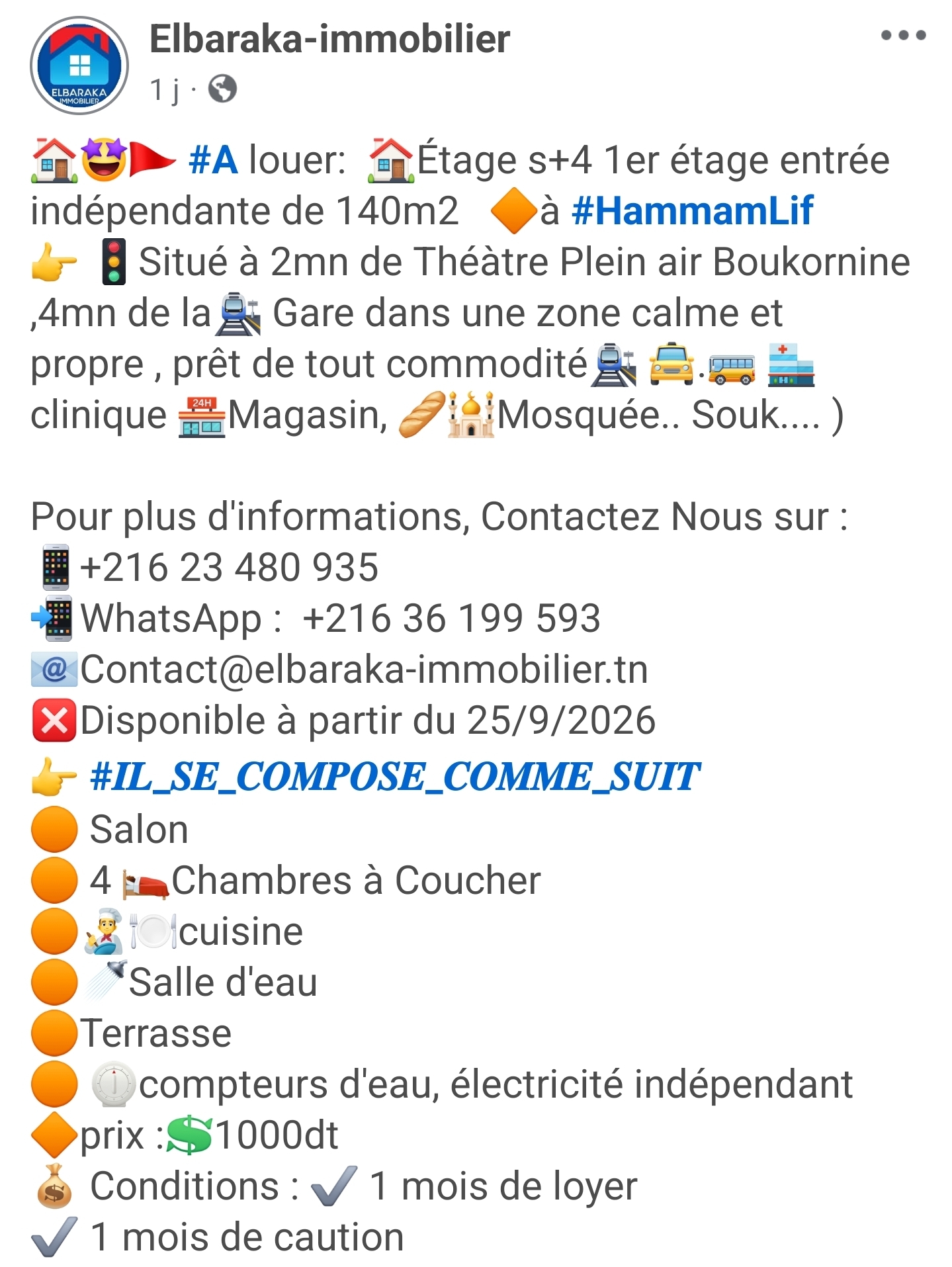 Location&nbsp;Appart. 5 pi�ces+