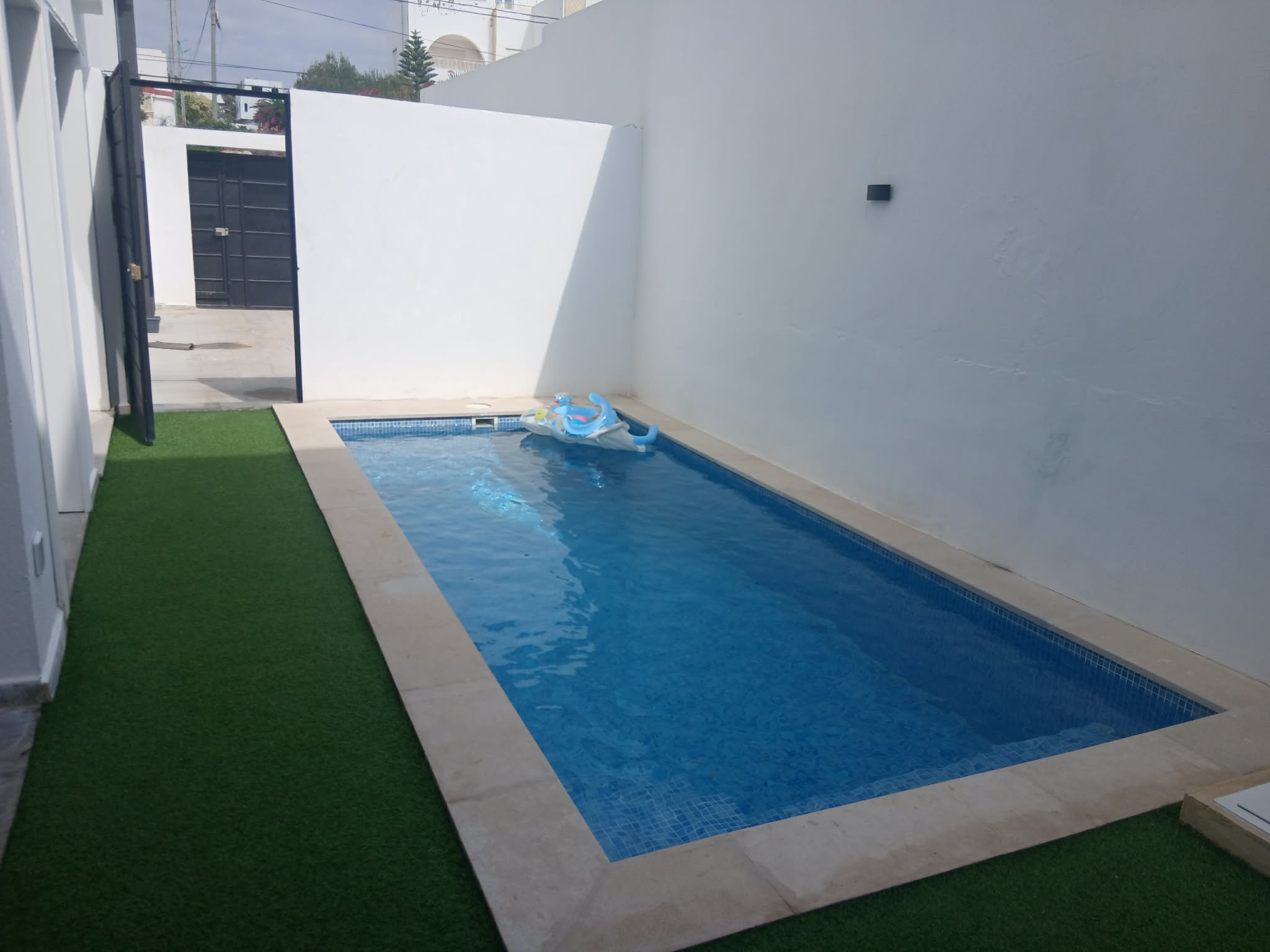 Hammamet&nbsp;Hammamet&nbsp;Location&nbsp;Appart. 3 pi�ces&nbsp;Rdc avec piscine kharouba hammamet nord