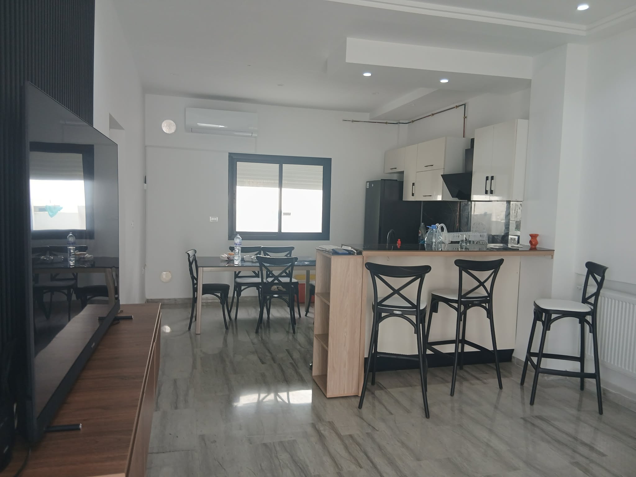 Hammamet&nbsp;Hammamet&nbsp;Location&nbsp;Appart. 3 pi�ces&nbsp;Rdc avec piscine kharouba hammamet nord