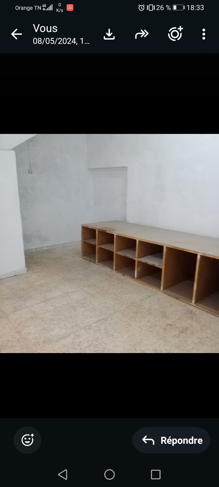 Bab Souika&nbsp;Bab El Assel&nbsp;Bureaux & Commerces&nbsp;Atelier,Garage&nbsp;A l magasin