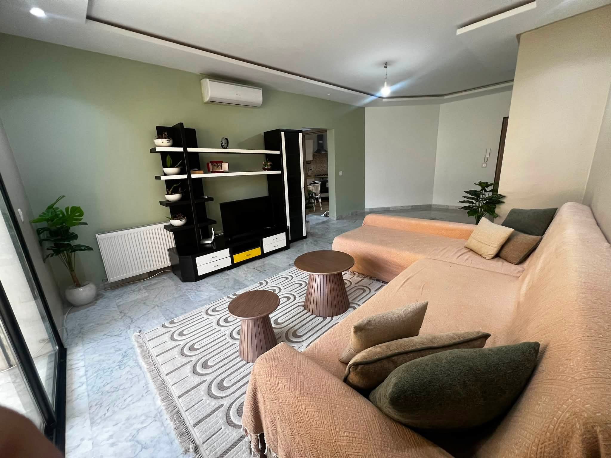 Ariana Ville&nbsp;Riadh Landlous&nbsp;Location&nbsp;Appart. 2 pi�ces&nbsp;S1 meuble 1400d riadh el andalous