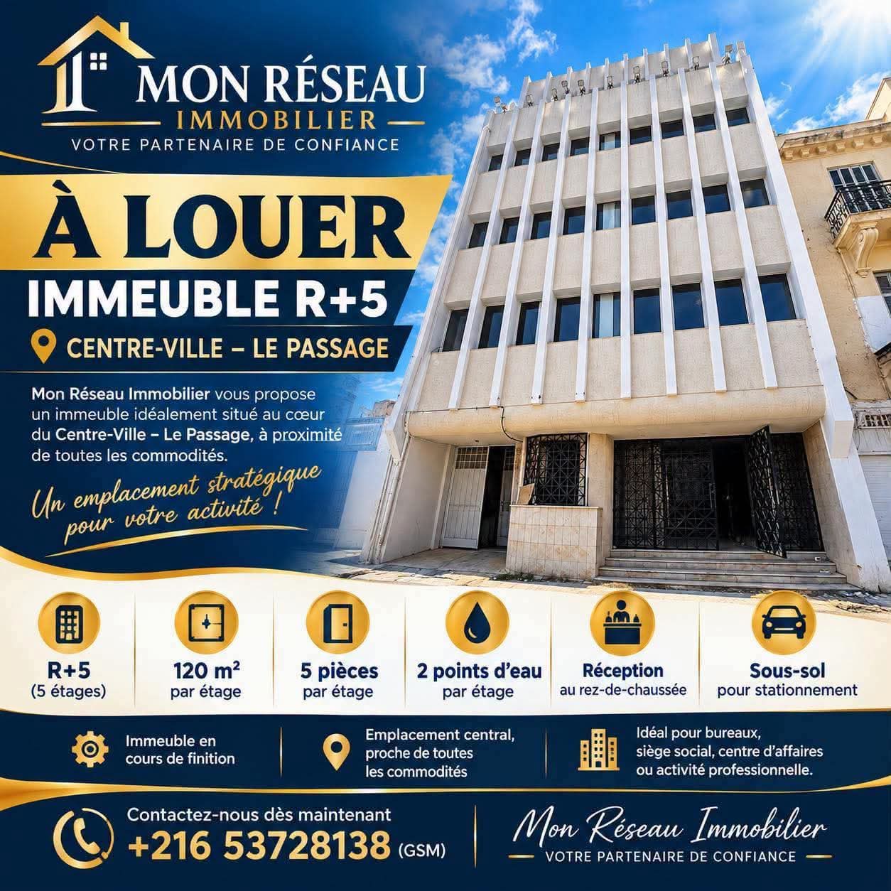 Bureaux & Commerces&nbsp;Bureau
