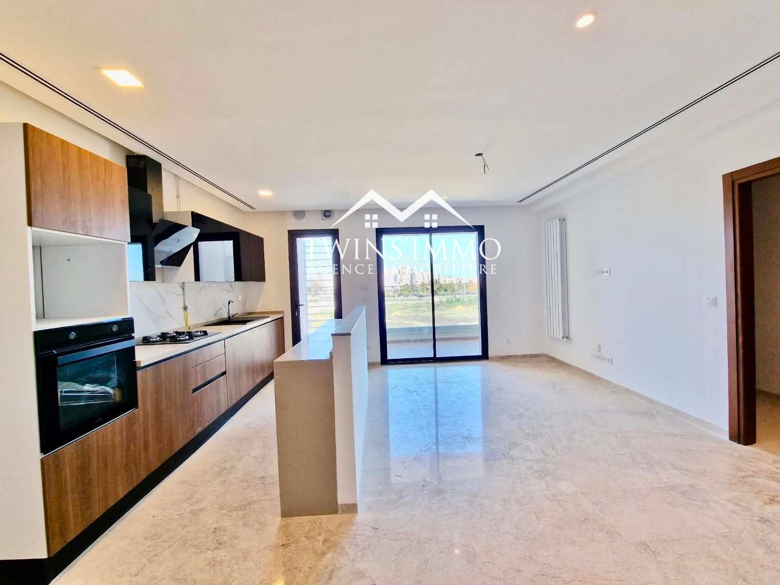Ain Zaghouan&nbsp;Jardins de Carthage&nbsp;Location&nbsp;Appart. 1 pi�ce&nbsp;Appartement s1 neuf aux jardins de carthage