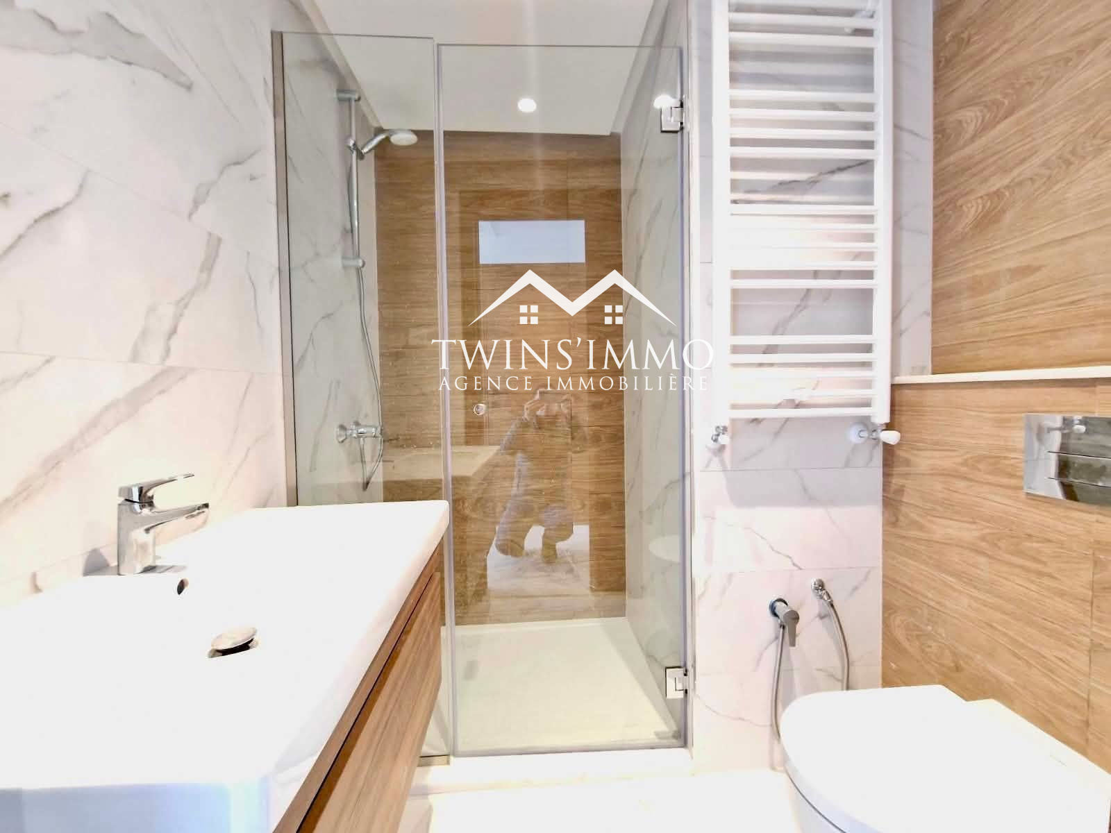 Ain Zaghouan&nbsp;Jardins de Carthage&nbsp;Location&nbsp;Appart. 1 pi�ce&nbsp;Appartement s1 neuf aux jardins de carthage