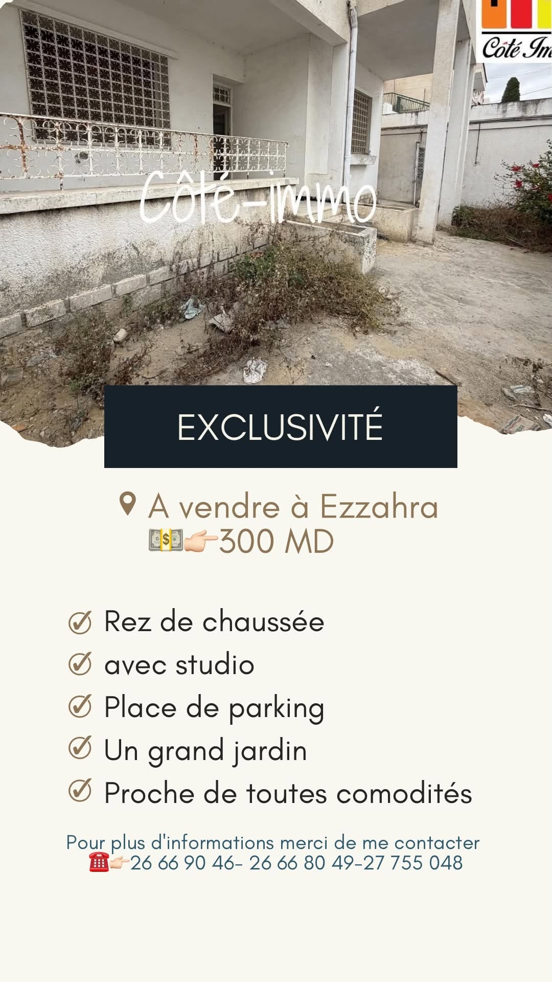 Vente&nbsp;Maisons