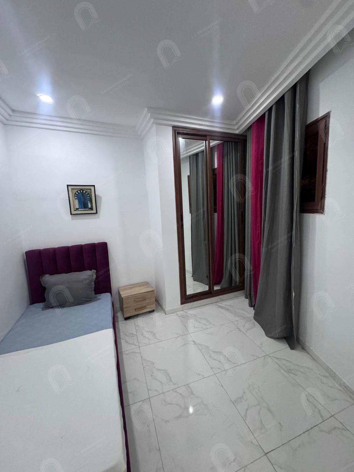 Le Bardo&nbsp;Le Bardo&nbsp;Location&nbsp;Appart. 3 pi�ces&nbsp;Superbe rdc s2 meubl� style r�sidence