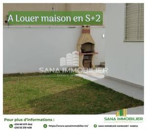 Hammamet&nbsp;Hammamet&nbsp;Location&nbsp;Maisons&nbsp;A  maison s2 ref591a