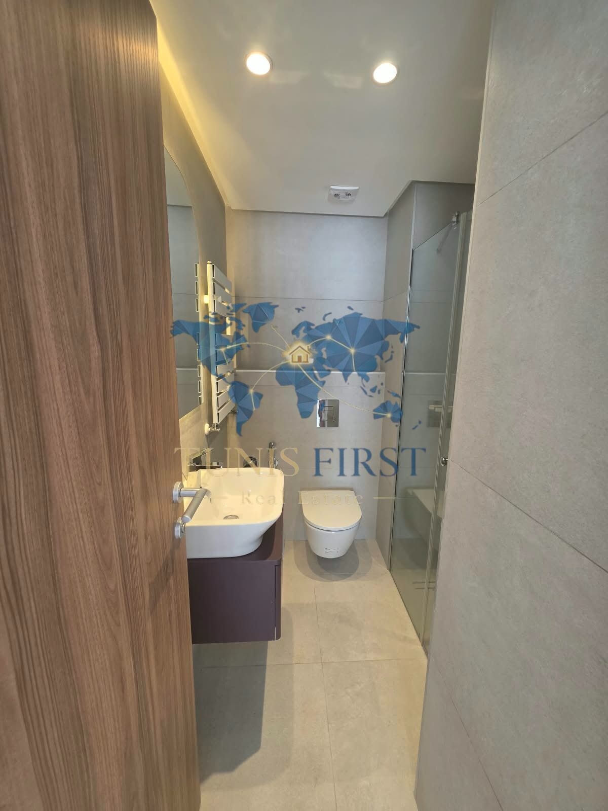 Ain Zaghouan&nbsp;Jardins de Carthage&nbsp;Location&nbsp;Appart. 2 pi�ces&nbsp;Appartement s1 vide � jardin de carthage