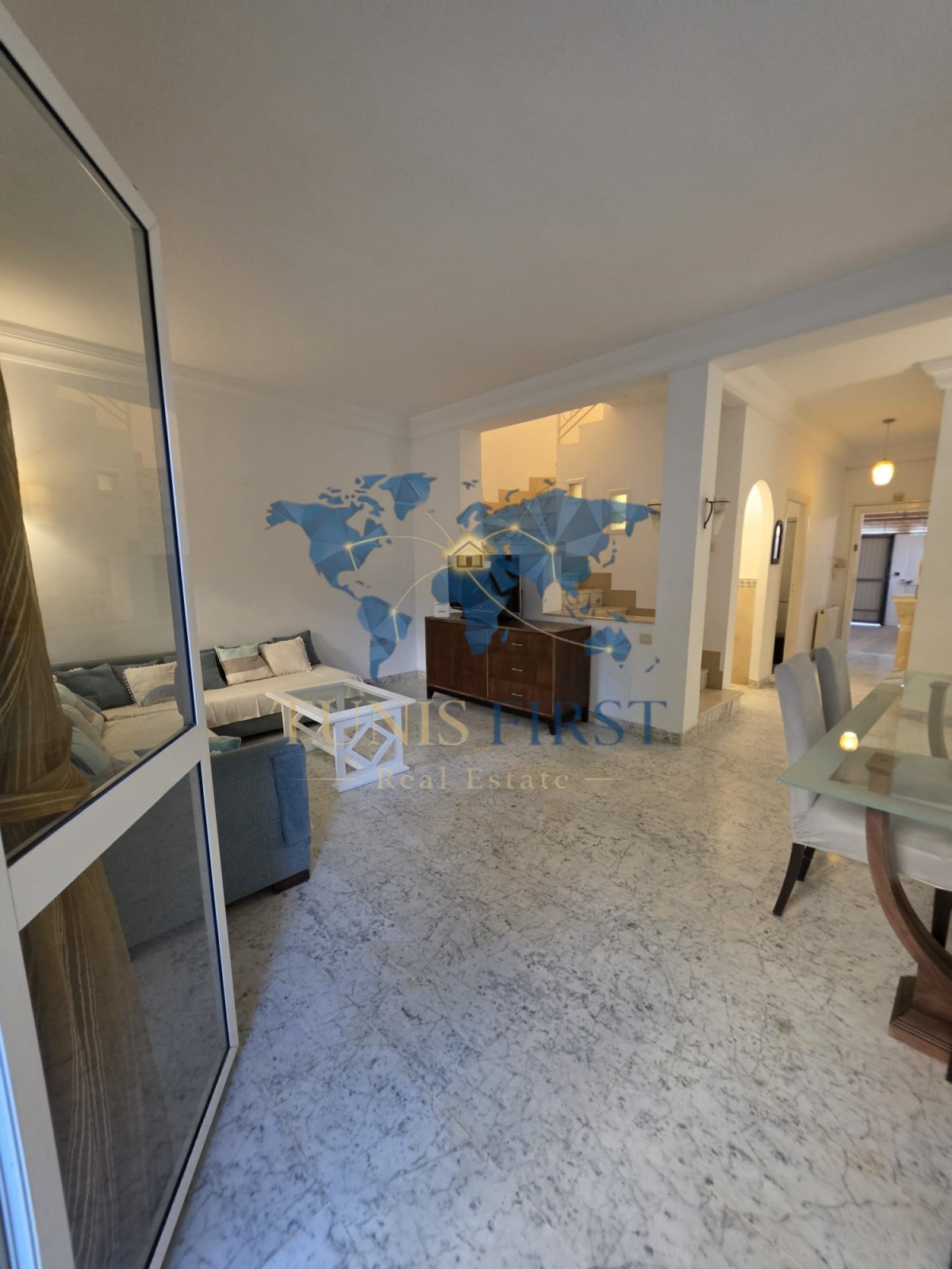 La Marsa&nbsp;Cite Du Stade&nbsp;Location&nbsp;Duplex&nbsp;Charmant duplex meubl� � la marsa