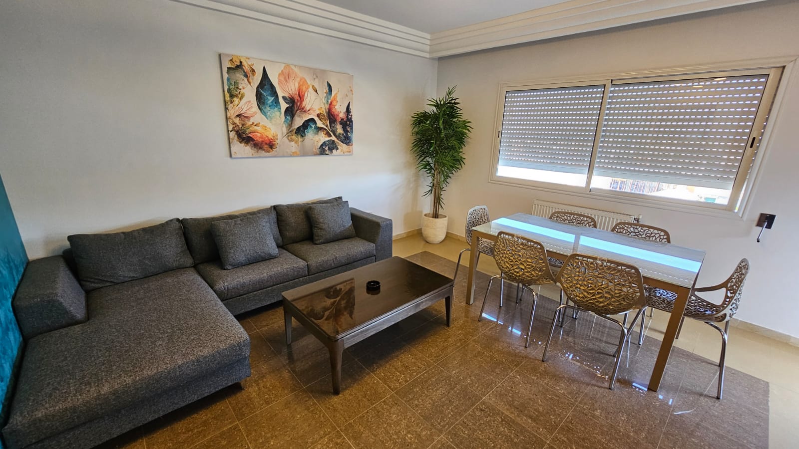 Bizerte Nord&nbsp;Cite El Korniche 1&nbsp;Location&nbsp;Appart. 4 pi�ces&nbsp;Appartement s3 meubl� standing vue mer