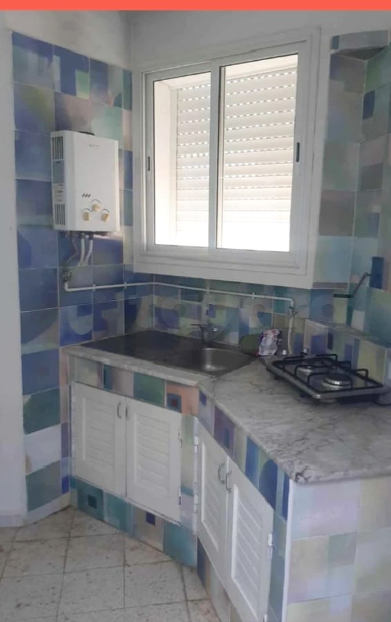 La Soukra&nbsp;Borj Louzir&nbsp;Location&nbsp;Appart. 1 pi�ce&nbsp;Bel appartement 1�re �tage s1 � borj louzir meubl�