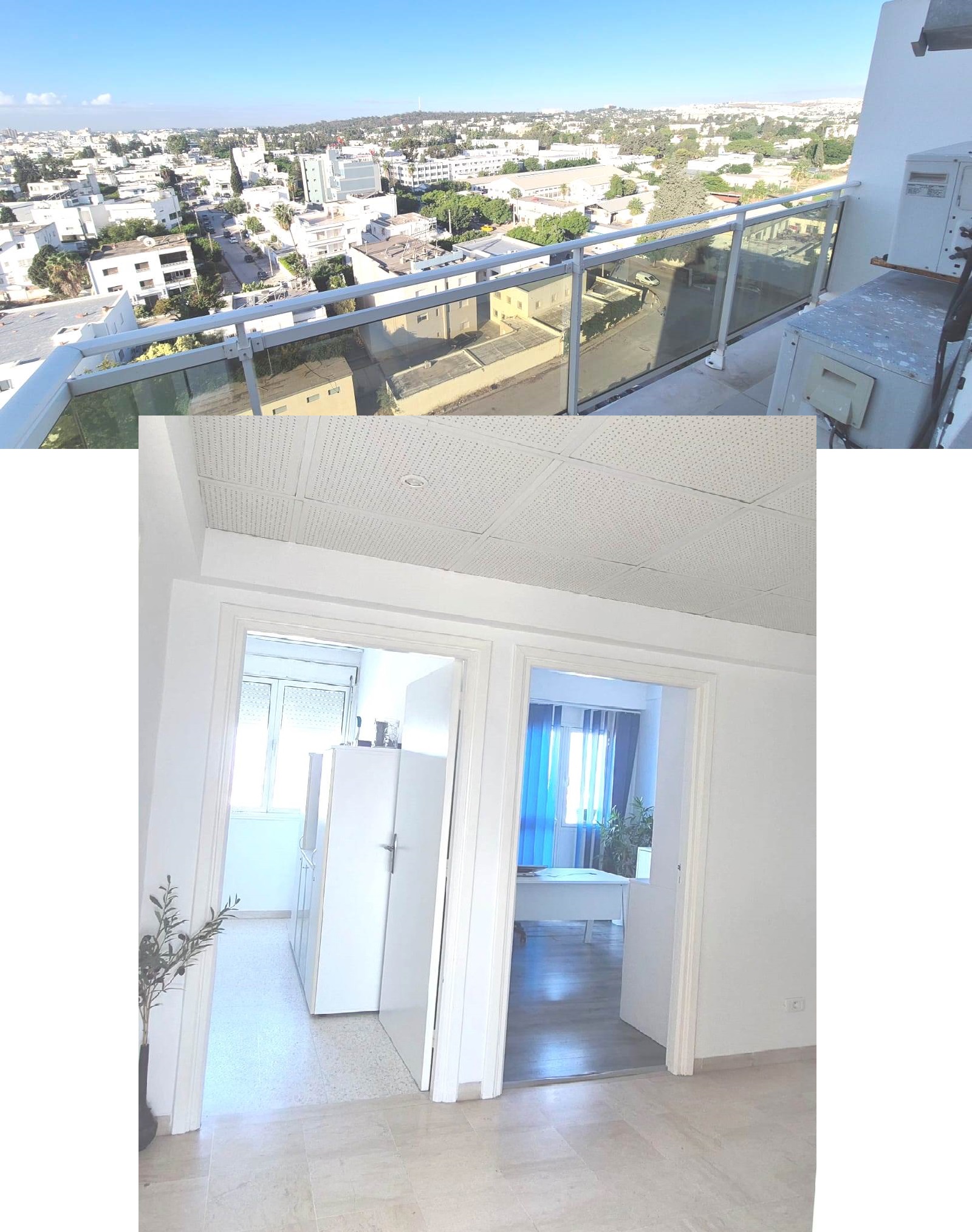 Cite El Khadra&nbsp;Cite Jardins&nbsp;Vente&nbsp;Autre&nbsp;Bureau spacieux  avec belle vue sur tunis