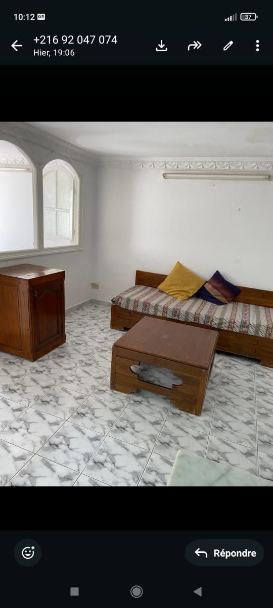 El Menzah&nbsp;El Menzah 9&nbsp;Location&nbsp;Appart. 1 pi�ce&nbsp;Joli studio meuble