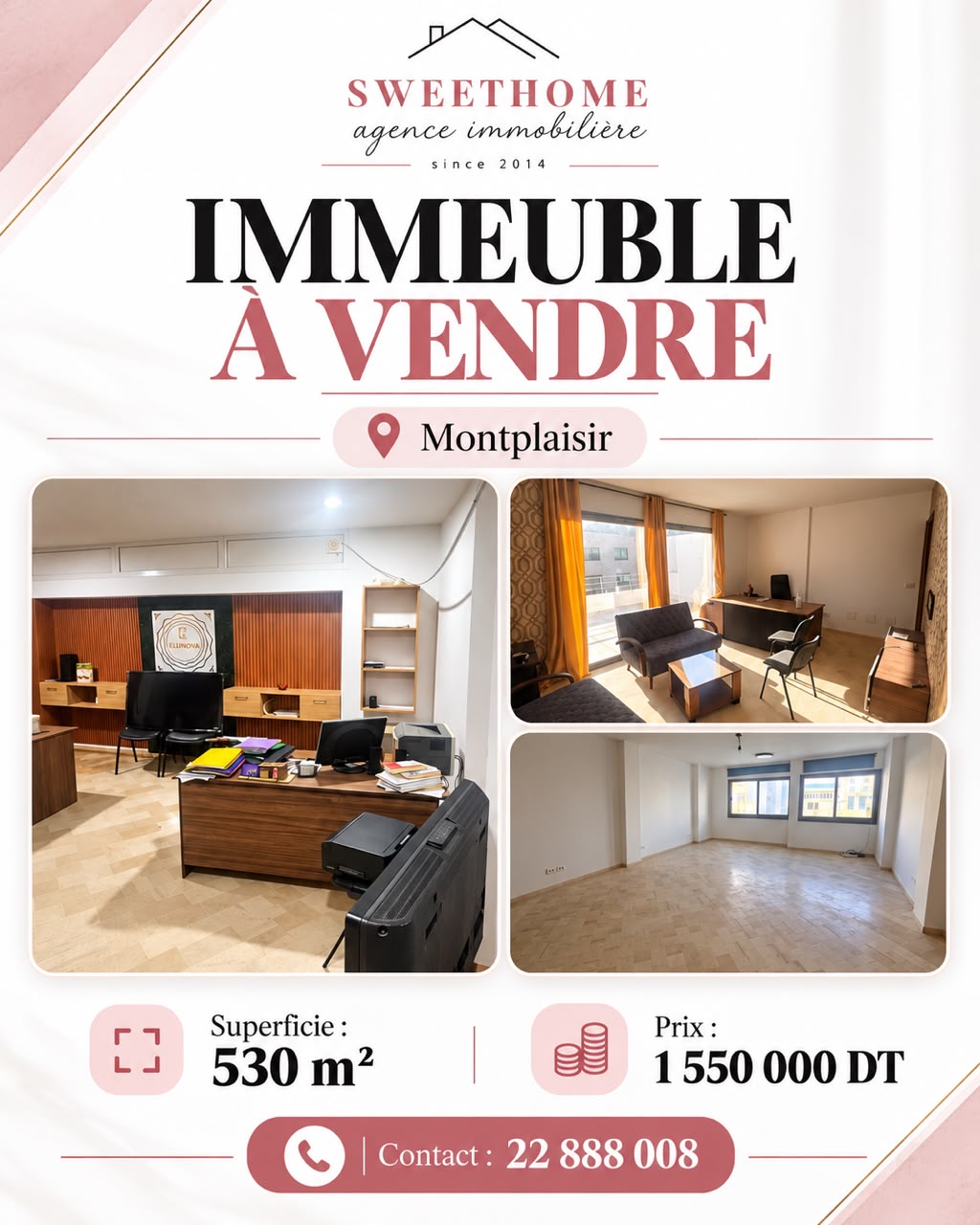 Bureaux & Commerces&nbsp;Bureau