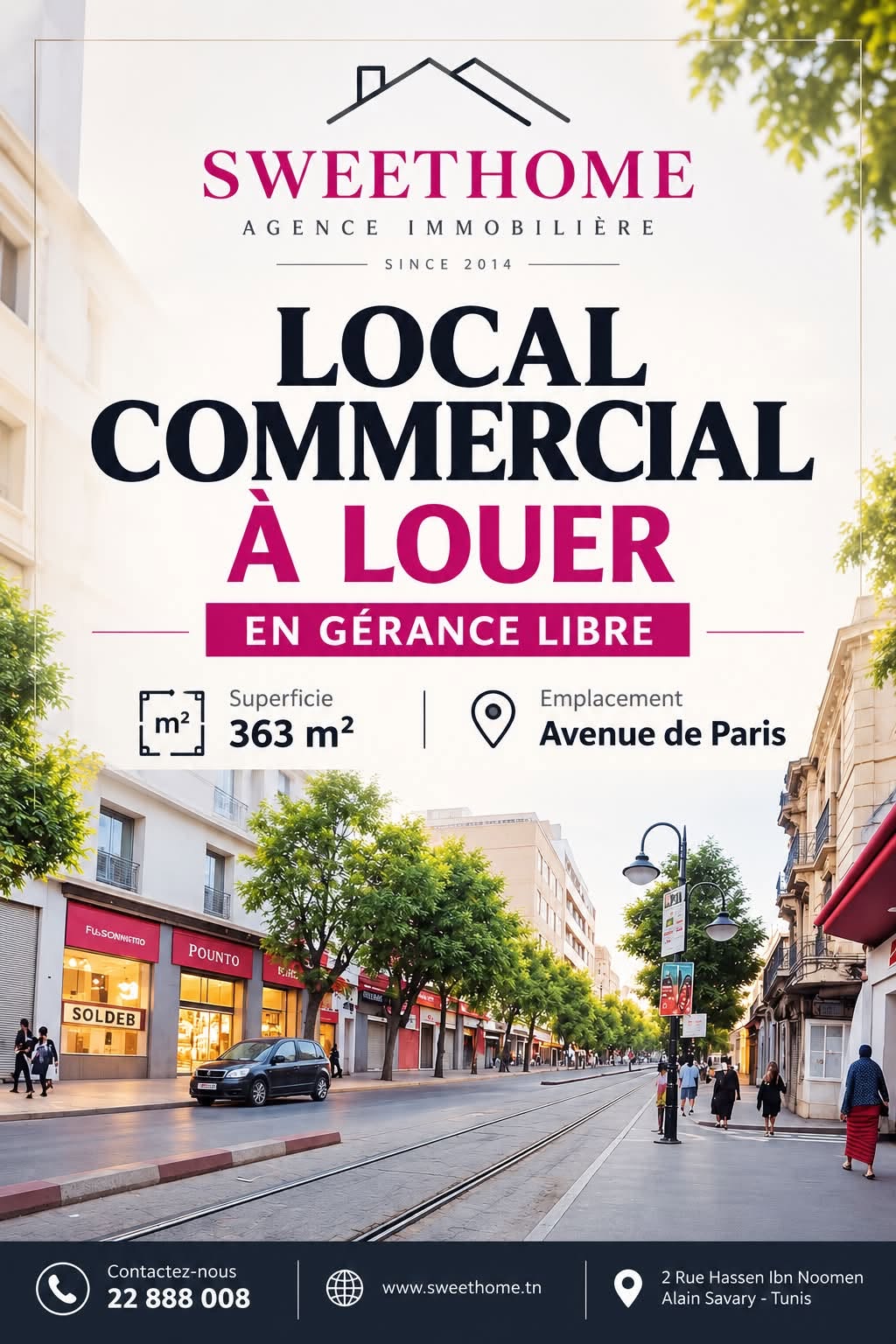 Bureaux & Commerces&nbsp;G�rance libre