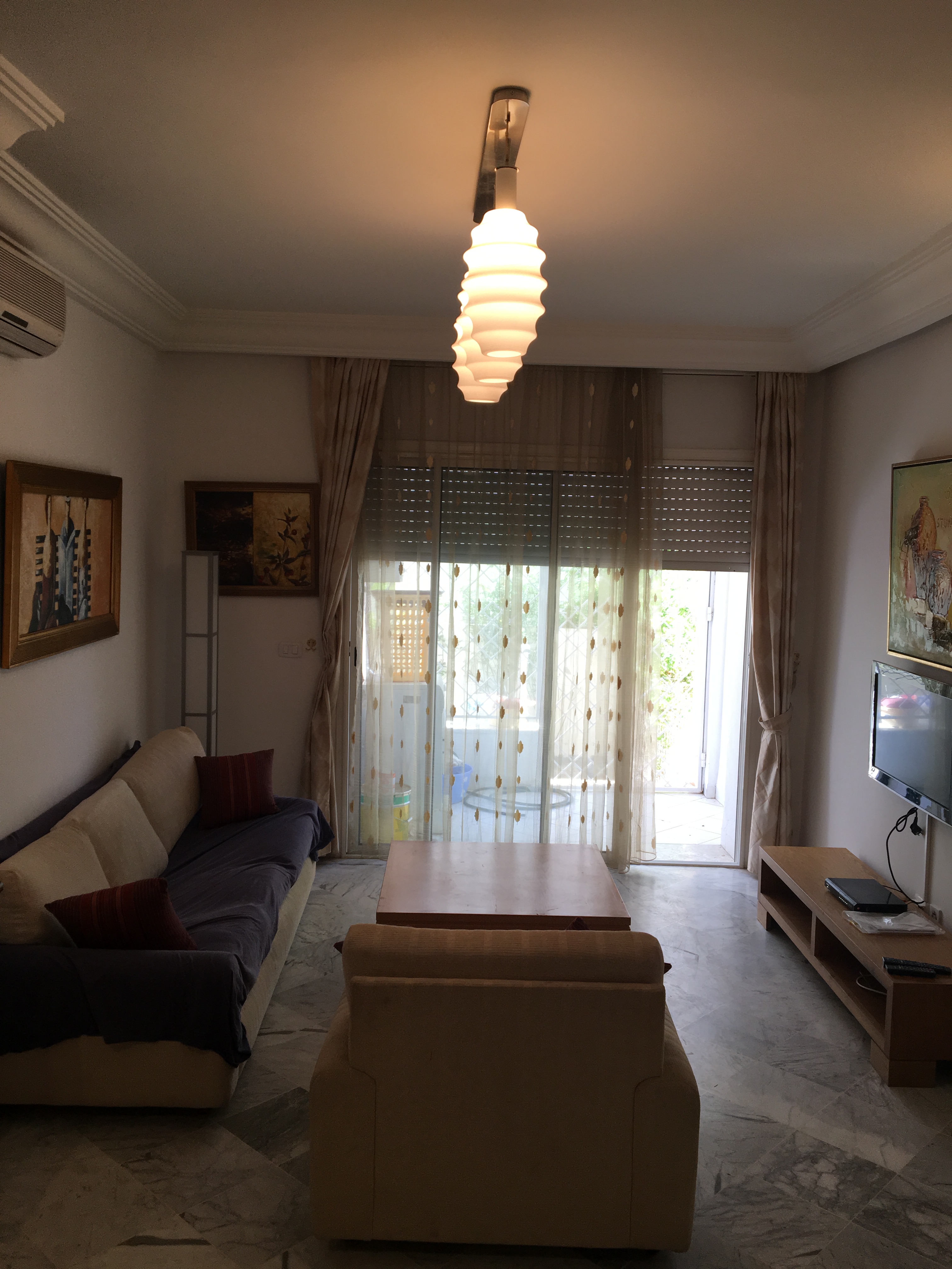 La Marsa&nbsp;Sidi Daoud&nbsp;Vente&nbsp;Appart. 2 pi�ces&nbsp;Appatement avec rez de jardin � carrefour la marsa