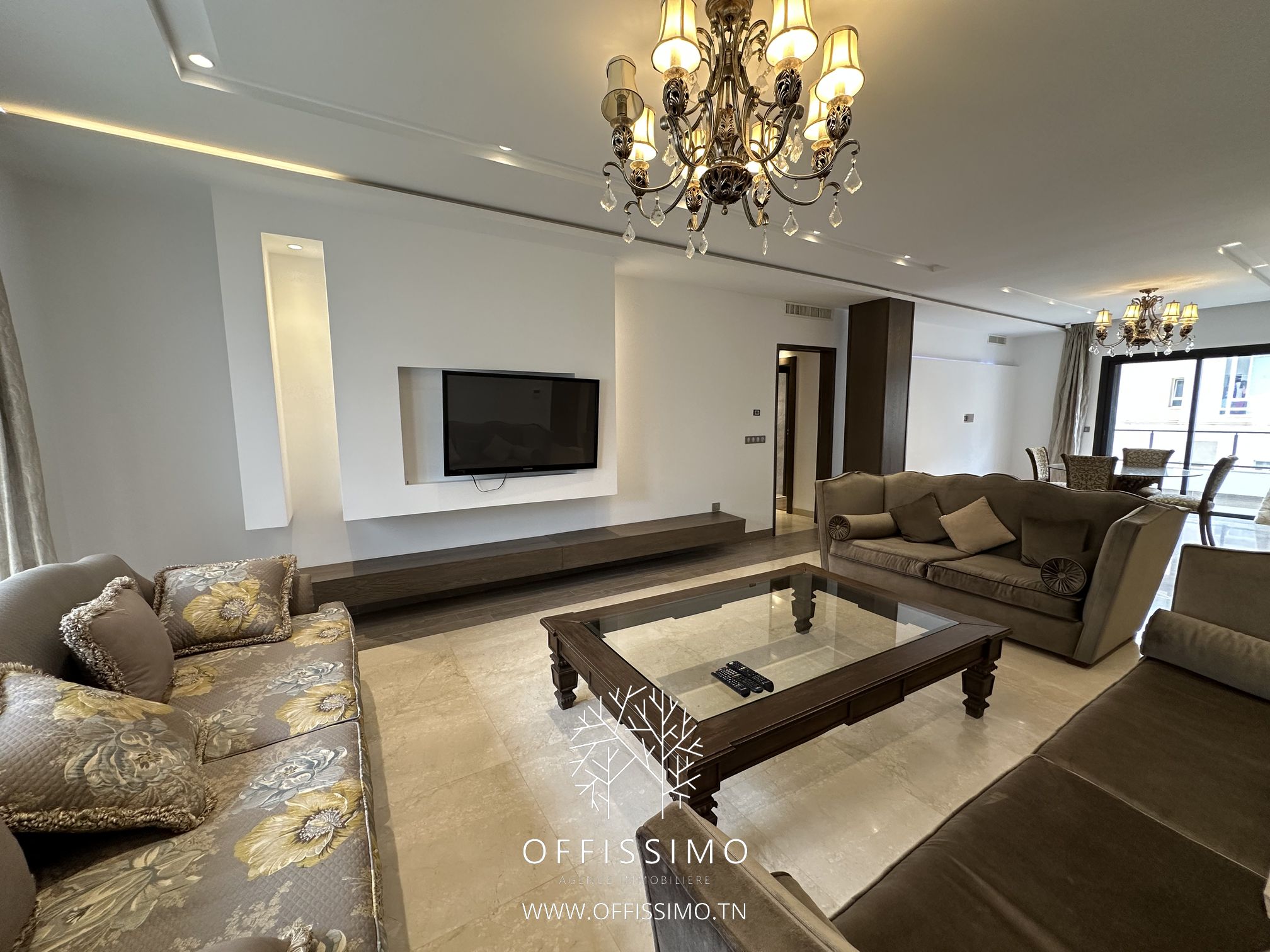 La Marsa&nbsp;Berge Du Lac&nbsp;Location&nbsp;Appart. 2 pi�ces&nbsp;Appartement s2 meubler haut standing lac 2