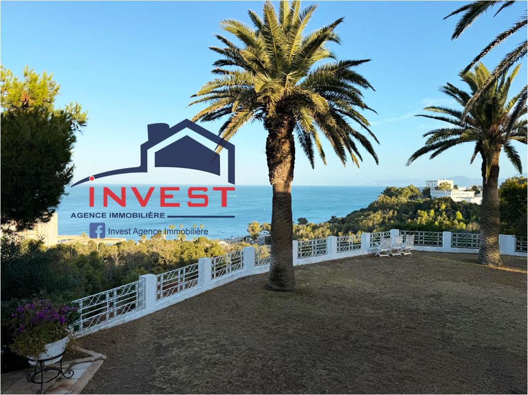 Carthage&nbsp;Carthage&nbsp;Vente&nbsp;Maisons&nbsp;Villa de charme avec vue mer � carthage