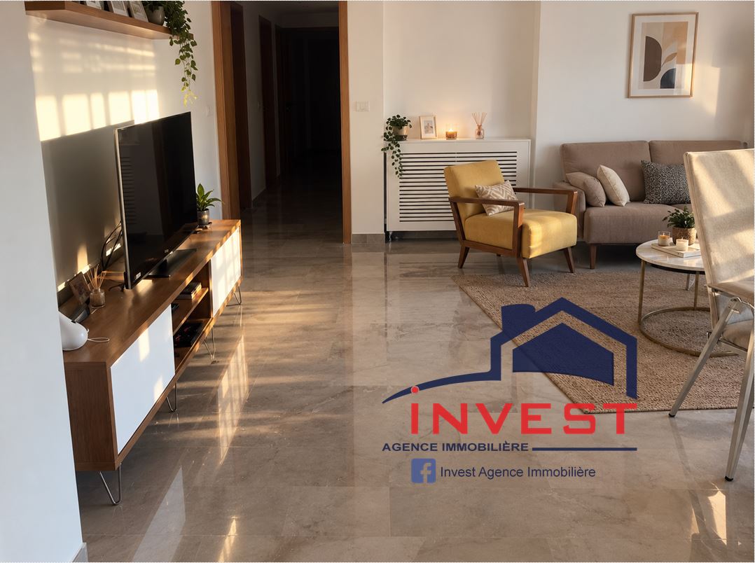 Ain Zaghouan&nbsp;Jardins de Carthage&nbsp;Vente&nbsp;Appart. 3 pi�ces&nbsp;Appartement s3 aux jardins de carthage
