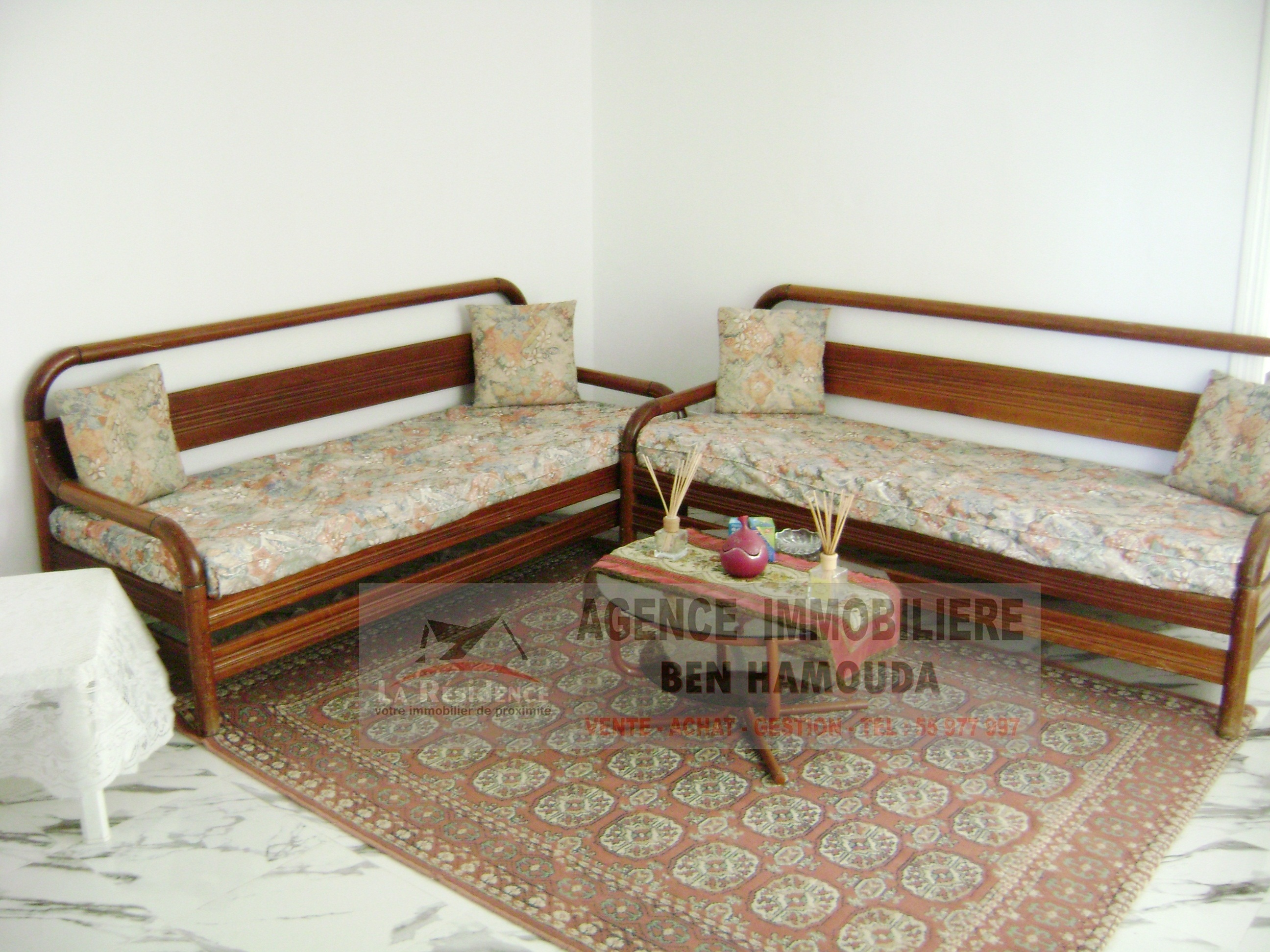 Bizerte Nord&nbsp;Bizerte&nbsp;Location&nbsp;Appart. 2 pi�ces&nbsp;Un appartement s2 meubl� � sidi salem bizerte