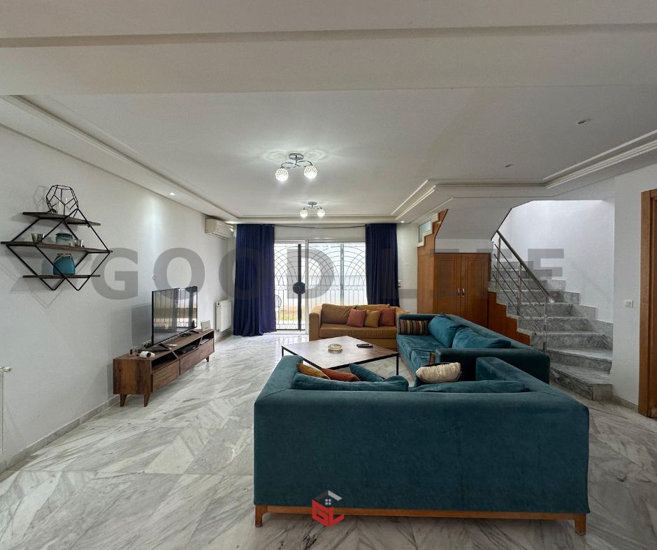 La Marsa&nbsp;Berge Du Lac&nbsp;Location&nbsp;Appart. 4 pi�ces&nbsp;Duplex s3 avec jardin au lac 2