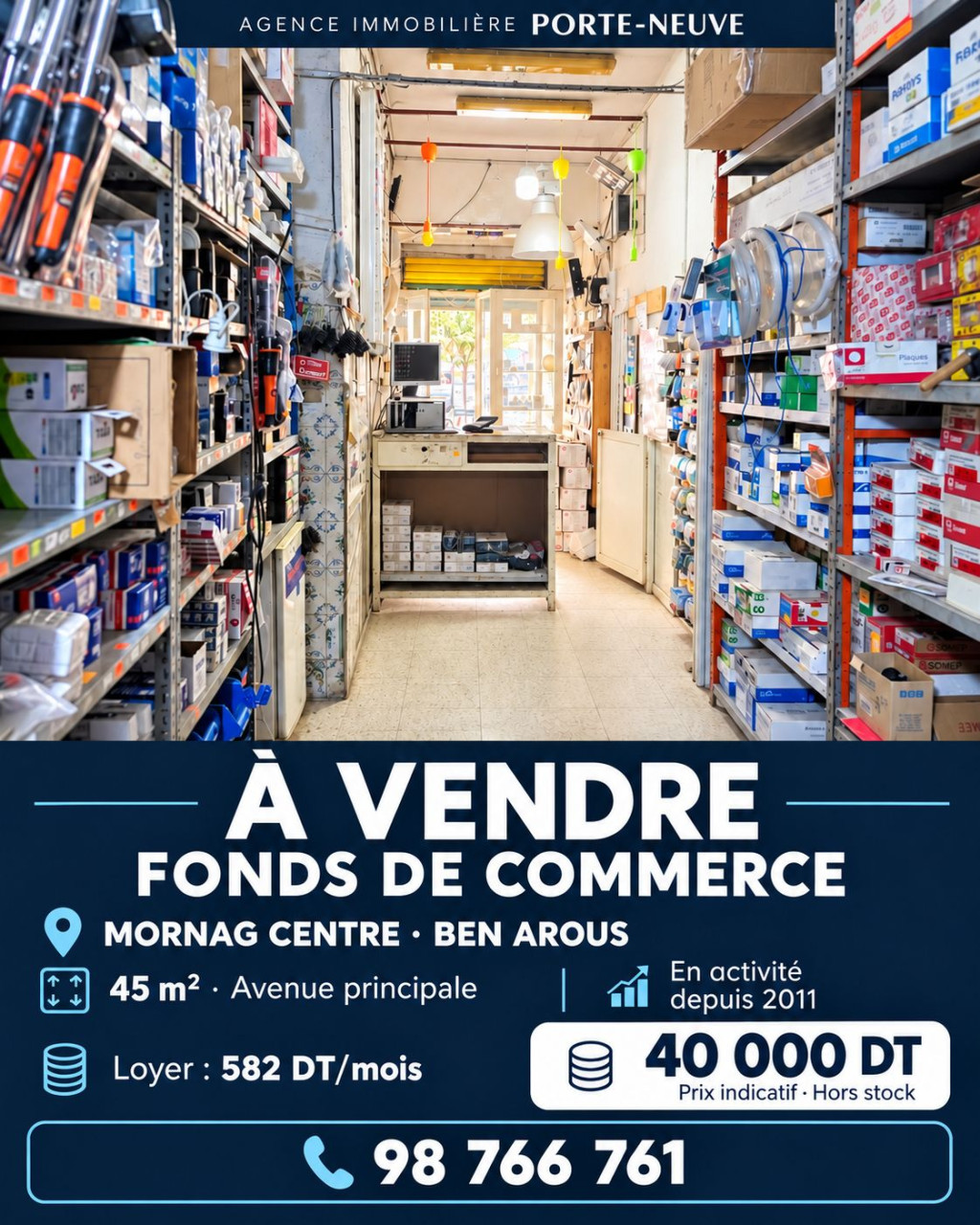 Bureaux & Commerces&nbsp;Fond de Commerce