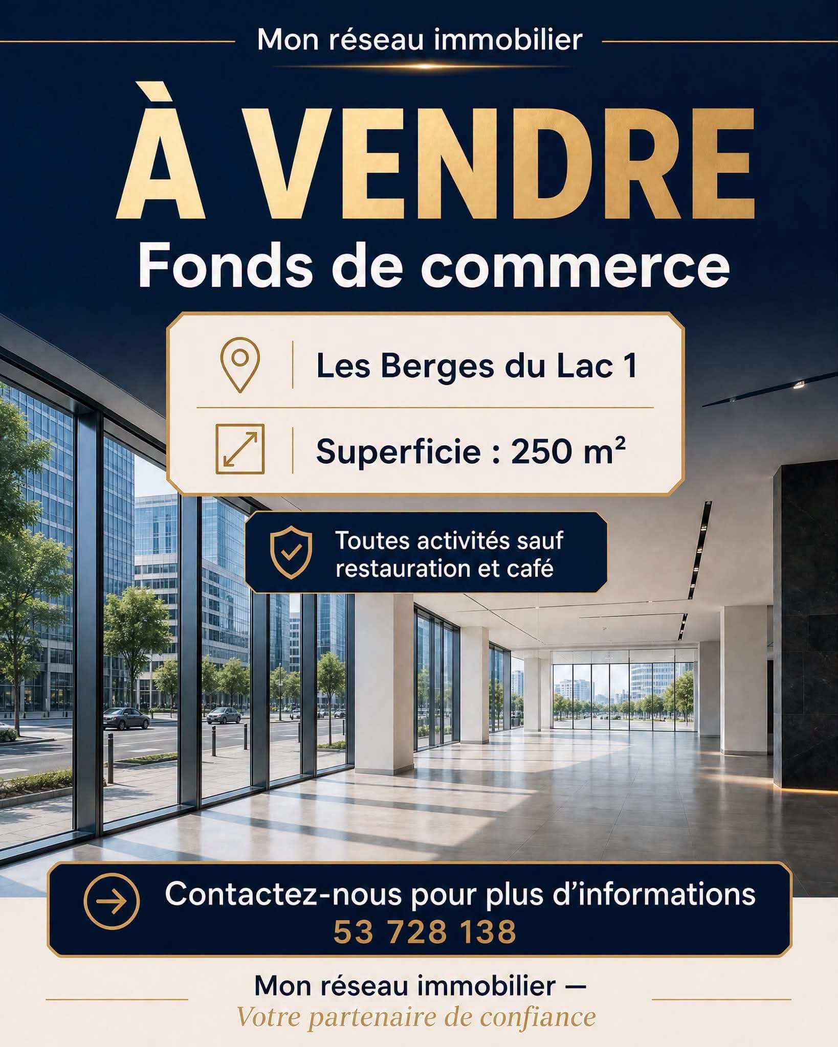 Bureaux & Commerces&nbsp;Fond de Commerce