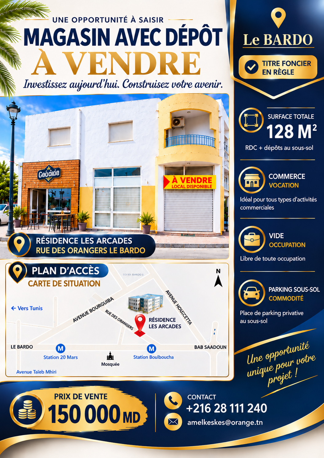 Bureaux & Commerces&nbsp;Surfaces
