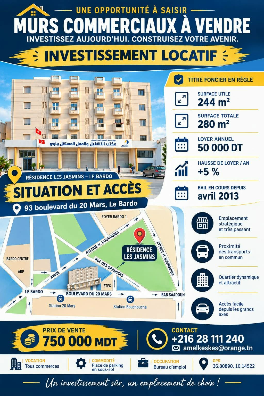 Bureaux & Commerces&nbsp;Surfaces