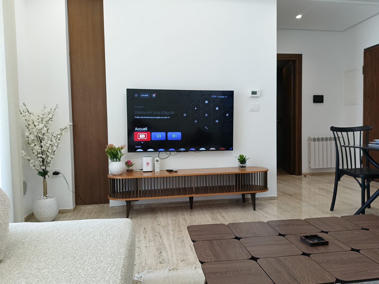Ain Zaghouan&nbsp;Jardins de Carthage&nbsp;Location&nbsp;Appart. 1 pi�ce&nbsp;S1 meubl� au jardin de carthage