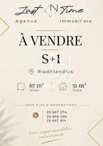 Vente&nbsp;Appart. 1 pi�ce