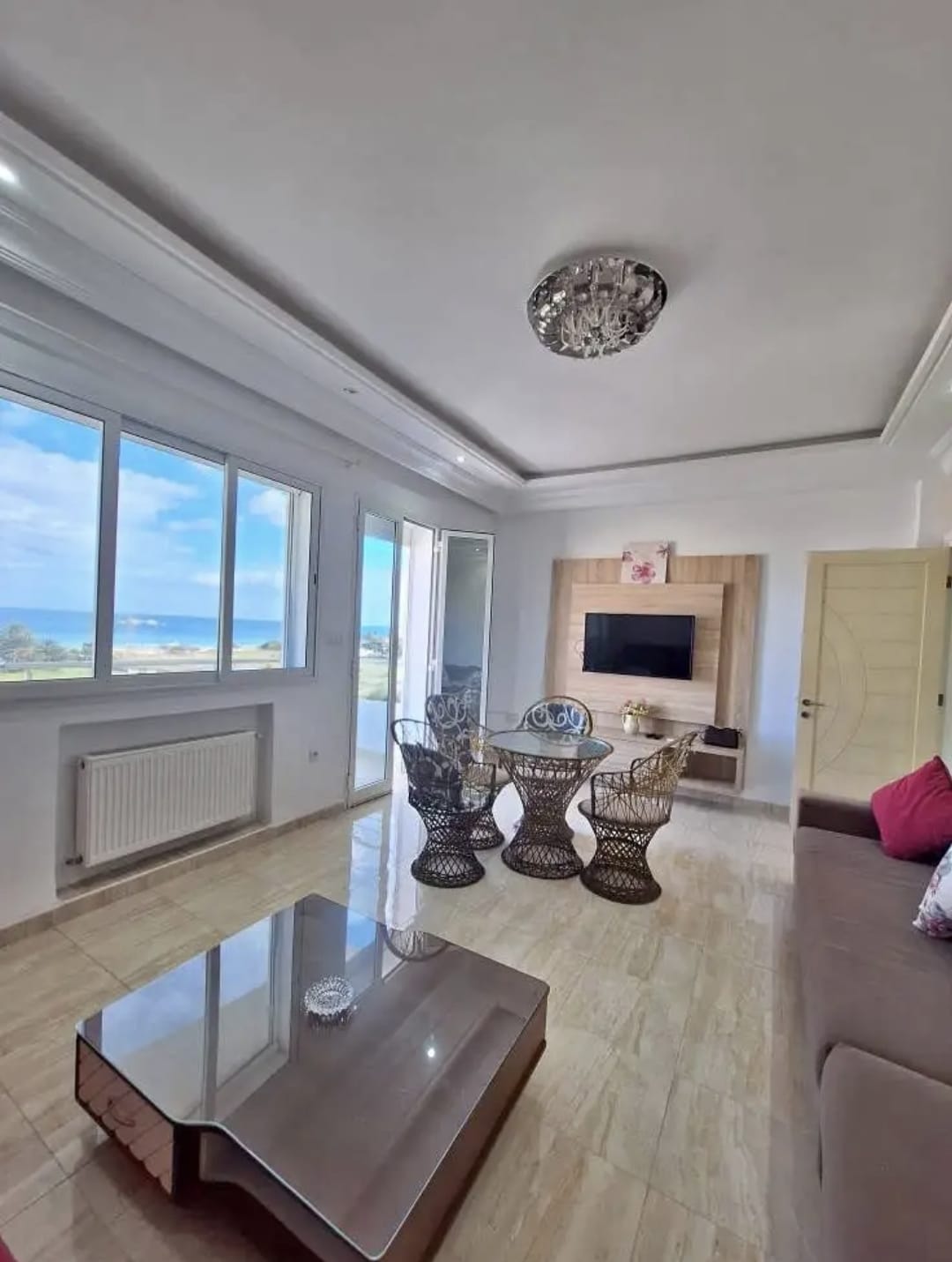Akouda&nbsp;Chatt Meriem&nbsp;Vente&nbsp;Appart. 2 pi�ces&nbsp;Superbe appartement s3 � chatt mariem  vue degage