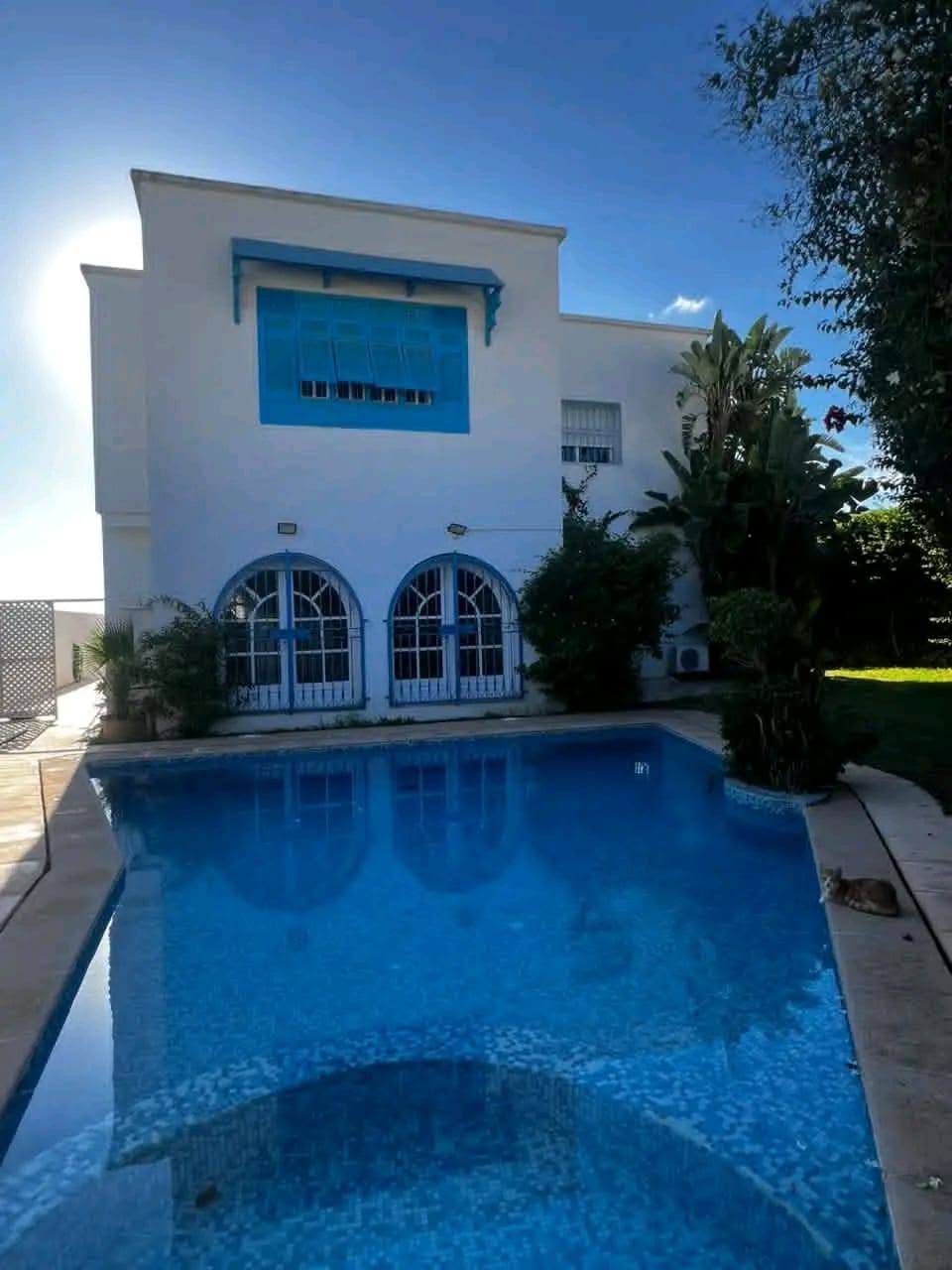 La Marsa&nbsp;Gammart&nbsp;Location&nbsp;Maisons&nbsp;Une villa de style � gammarth sup�rieur