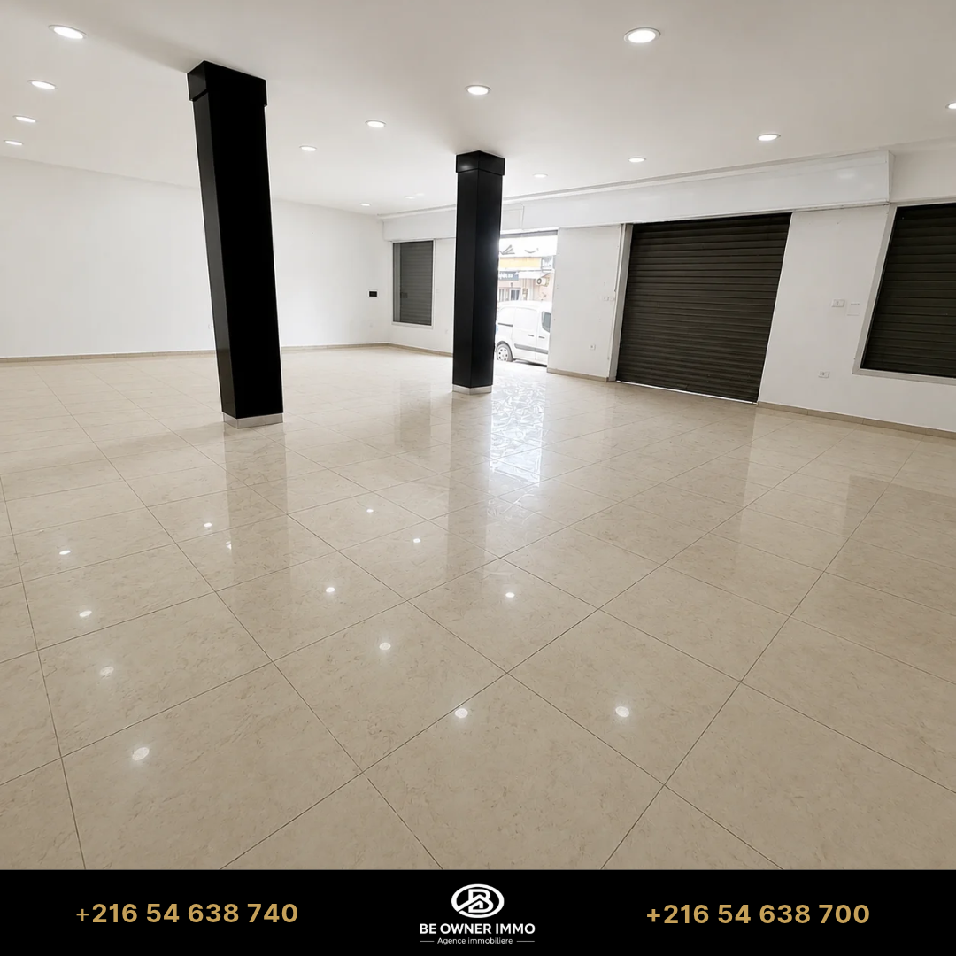 Hammam Chatt&nbsp;Borj Cedria&nbsp;Location&nbsp;Autre&nbsp;Local commercial 128m2