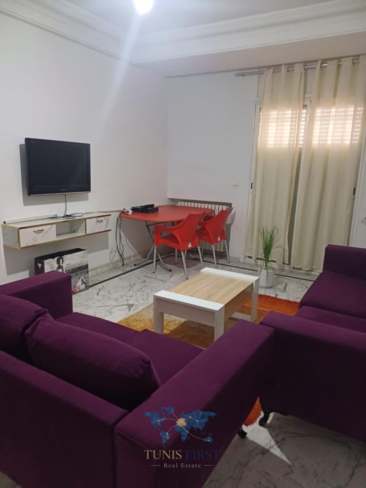 Ariana Ville&nbsp;Cite Ennasr 2&nbsp;Location&nbsp;Appart. 4 pi�ces&nbsp;Appartement s3 meubl� � ennasr 2