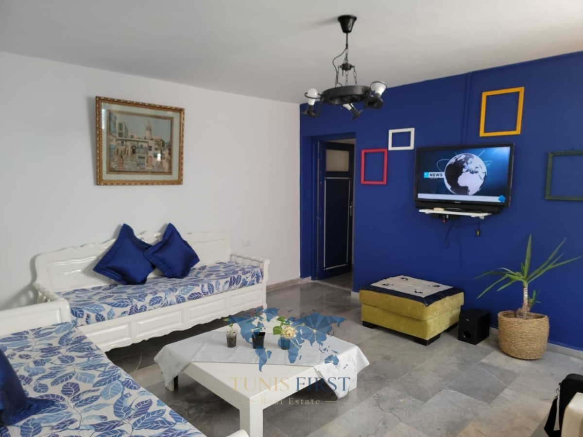 La Marsa&nbsp;Marsa Ennassim&nbsp;Location&nbsp;Appart. 3 pi�ces&nbsp;Rdc de villa s2 meubl�e � la marsa ennassim